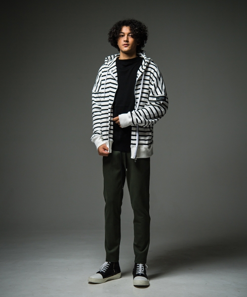 fries zip loose hoodie