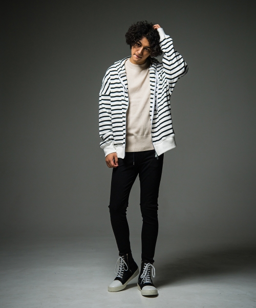 fries zip loose hoodie