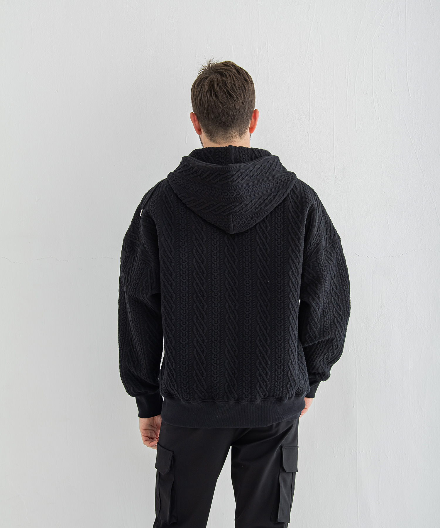 公開設定確認ROPE  zip loose hoodie