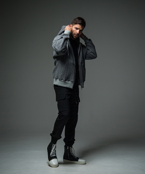 公開設定確認ROPE  zip loose hoodie