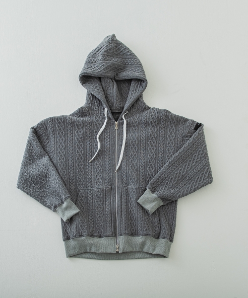 公開設定確認ROPE  zip loose hoodie