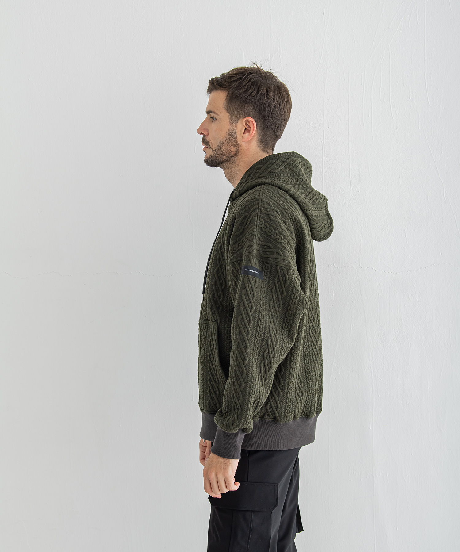 公開設定確認ROPE  zip loose hoodie