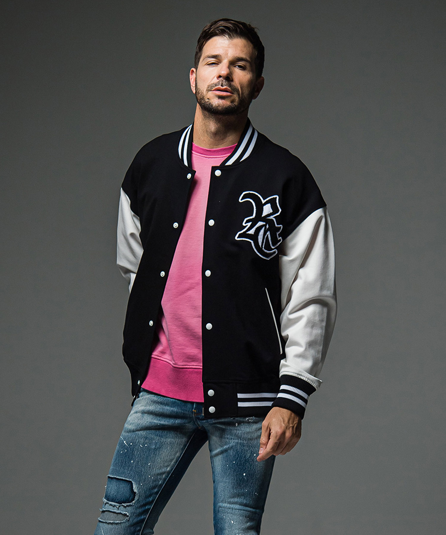 RC Jersey OVER VARSITY JACKET