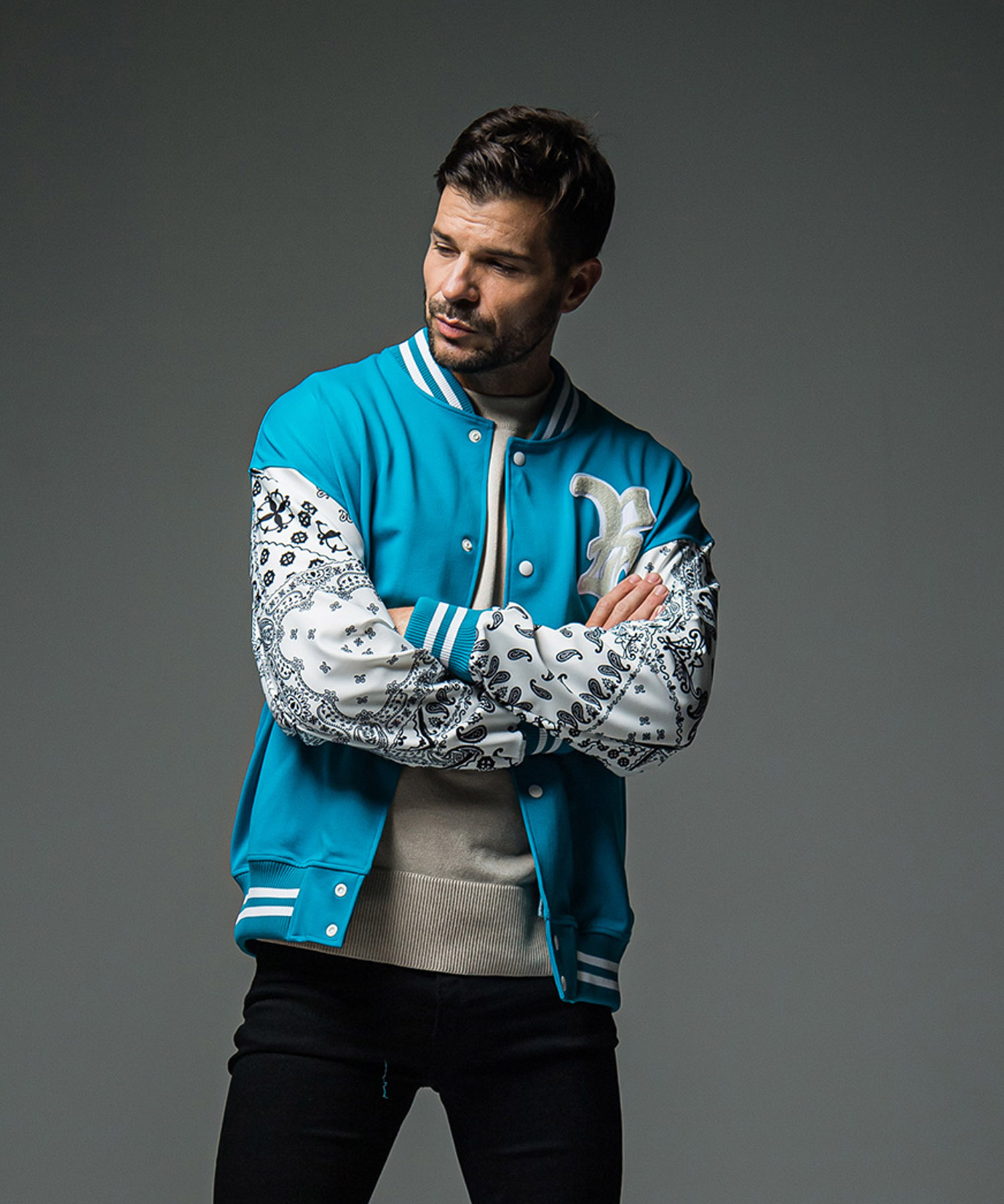 RC Jersey OVER VARSITY JACKET