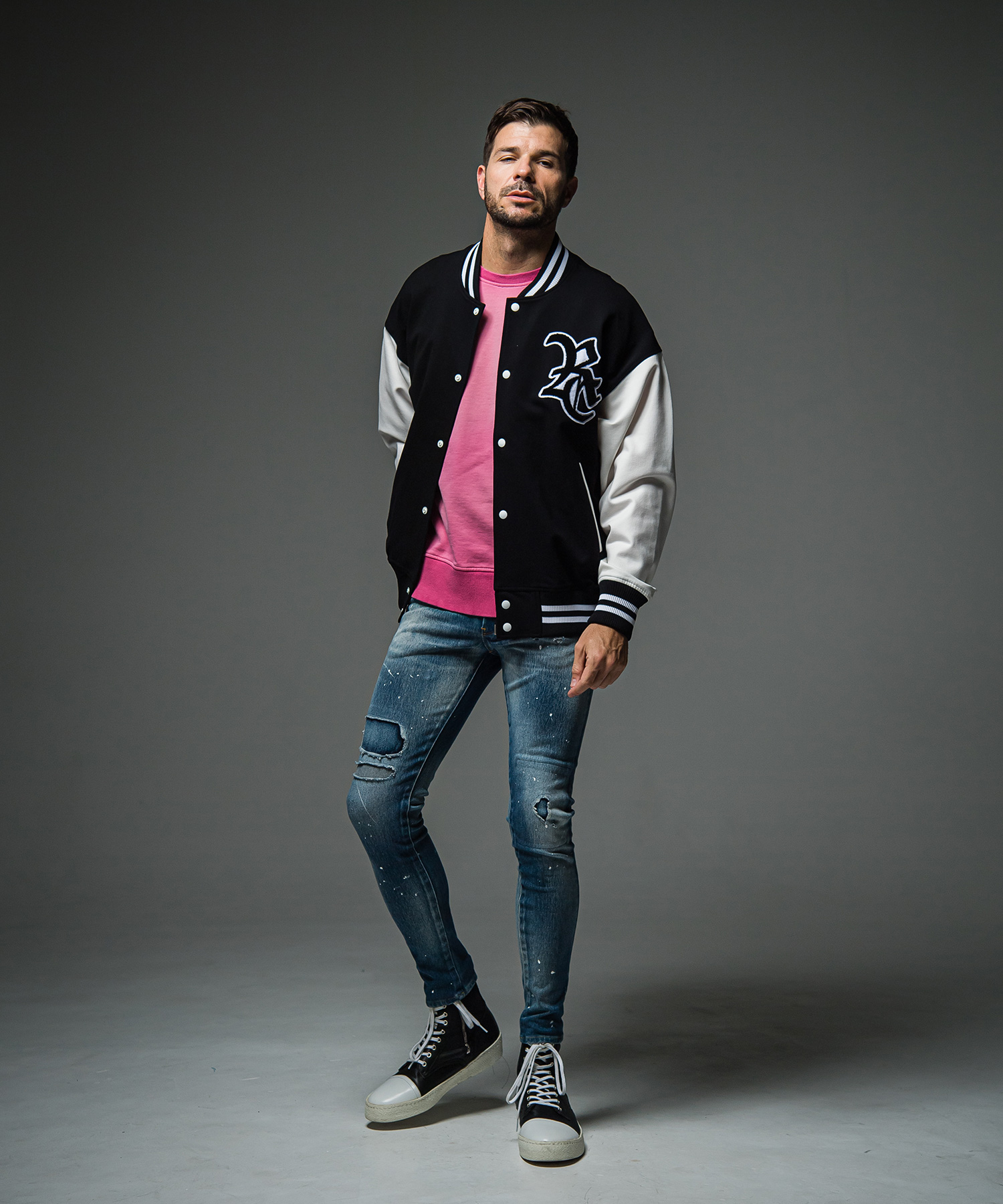 RC Jersey OVER VARSITY JACKET