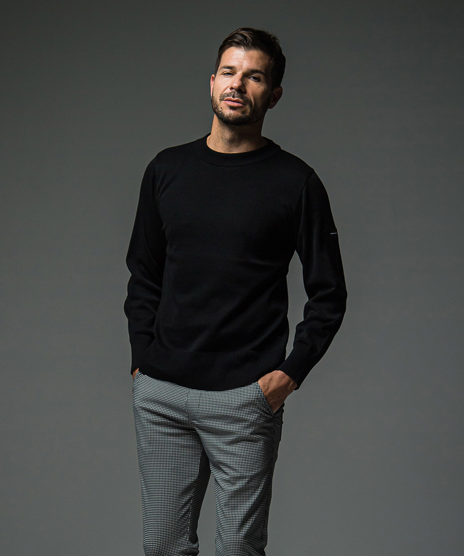 SILK KNIT LONG SLEAVE　テスと