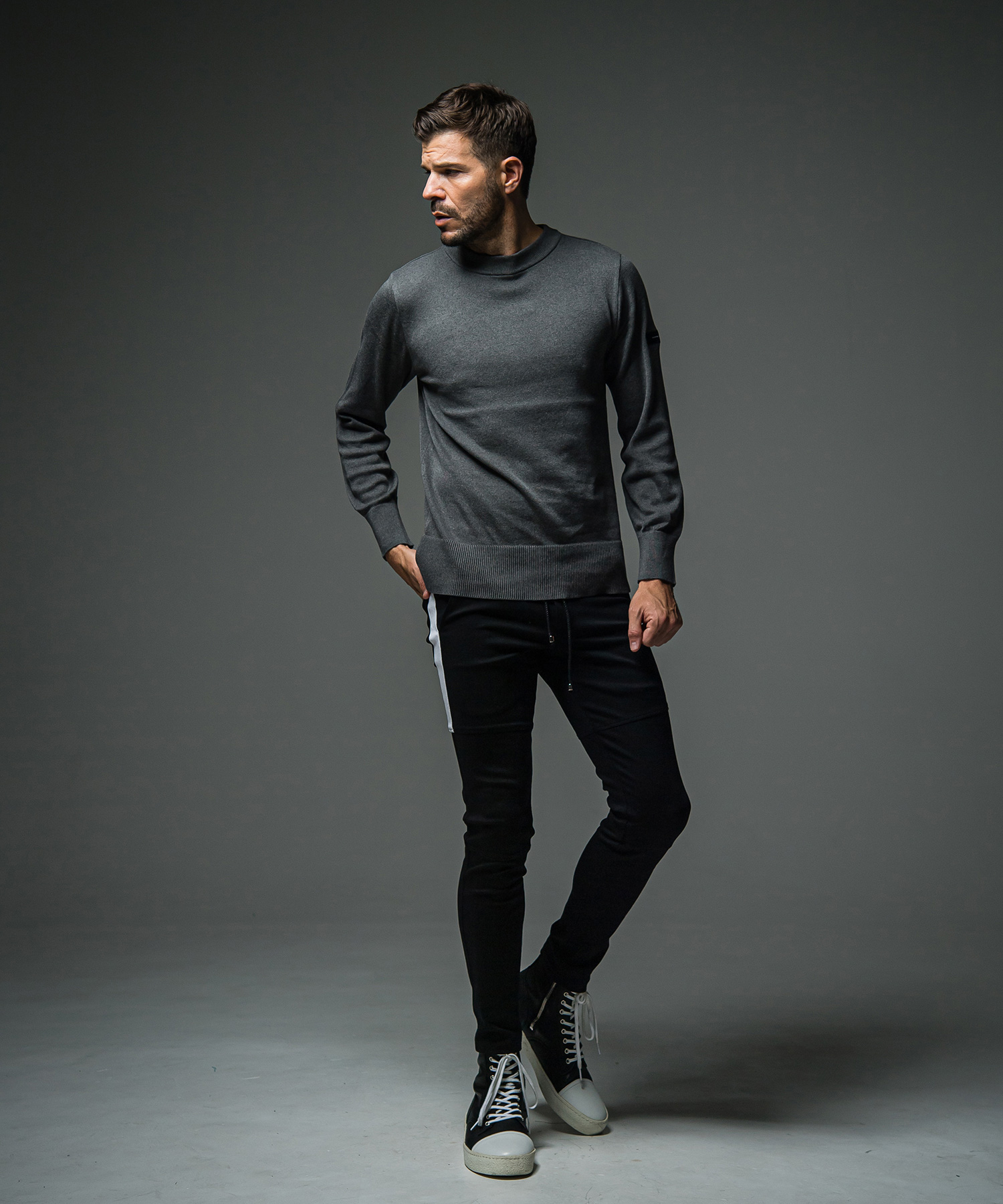 SILK KNIT LONG SLEAVE　テスと