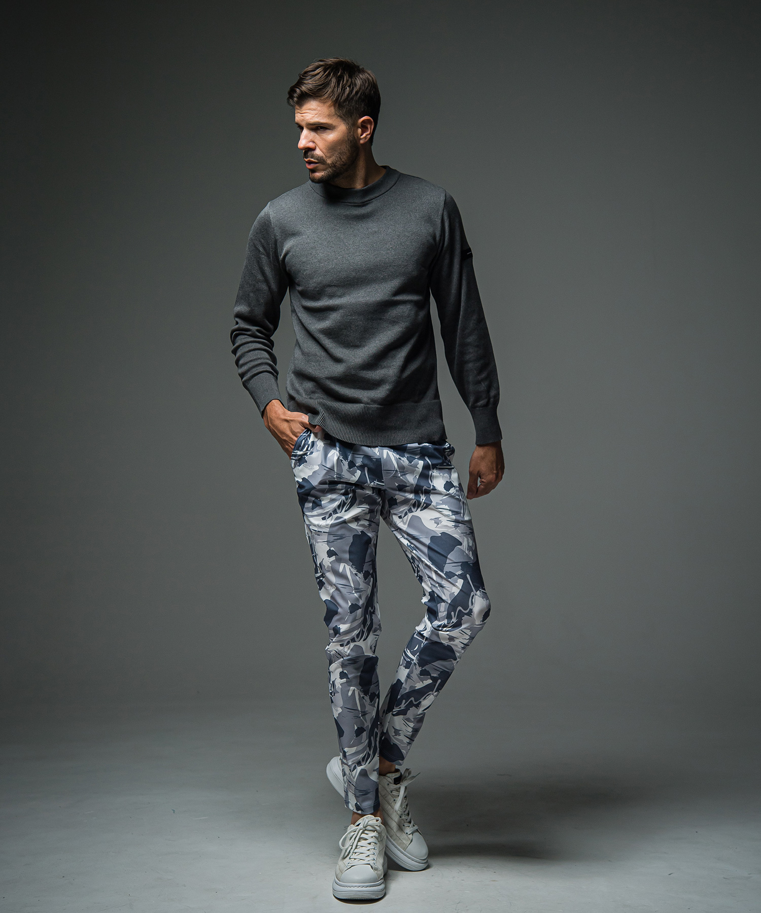 SILK KNIT LONG SLEAVE　テスと