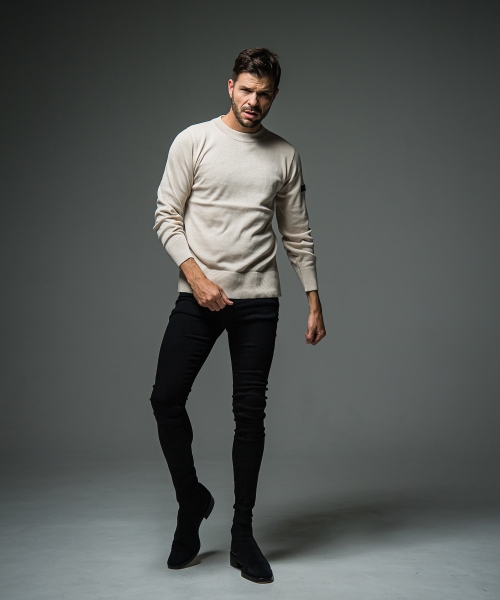 SILK KNIT LONG SLEAVE　テスと