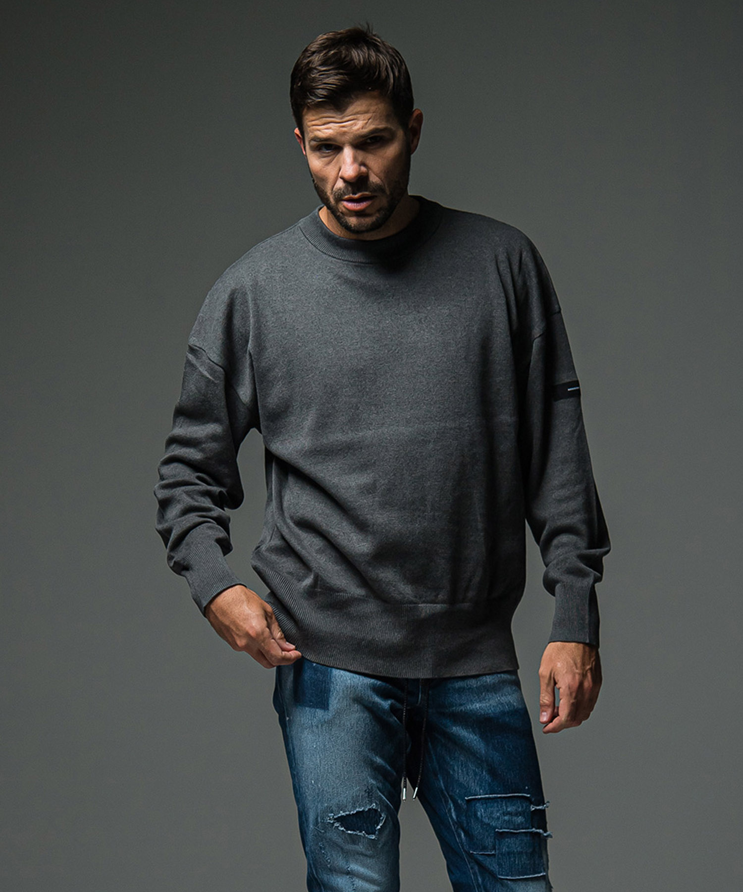 SILK KNT OVER LONG SLEAVE 出荷不可2