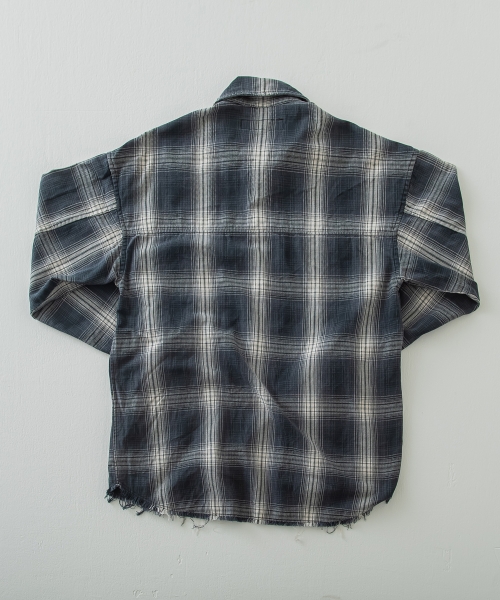 grunge check shirt