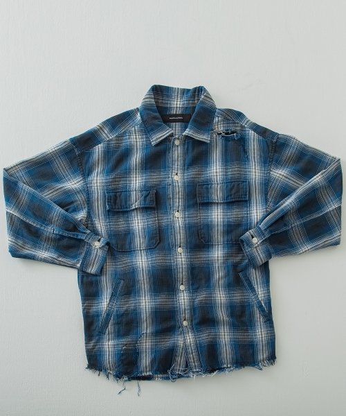 grunge check shirt