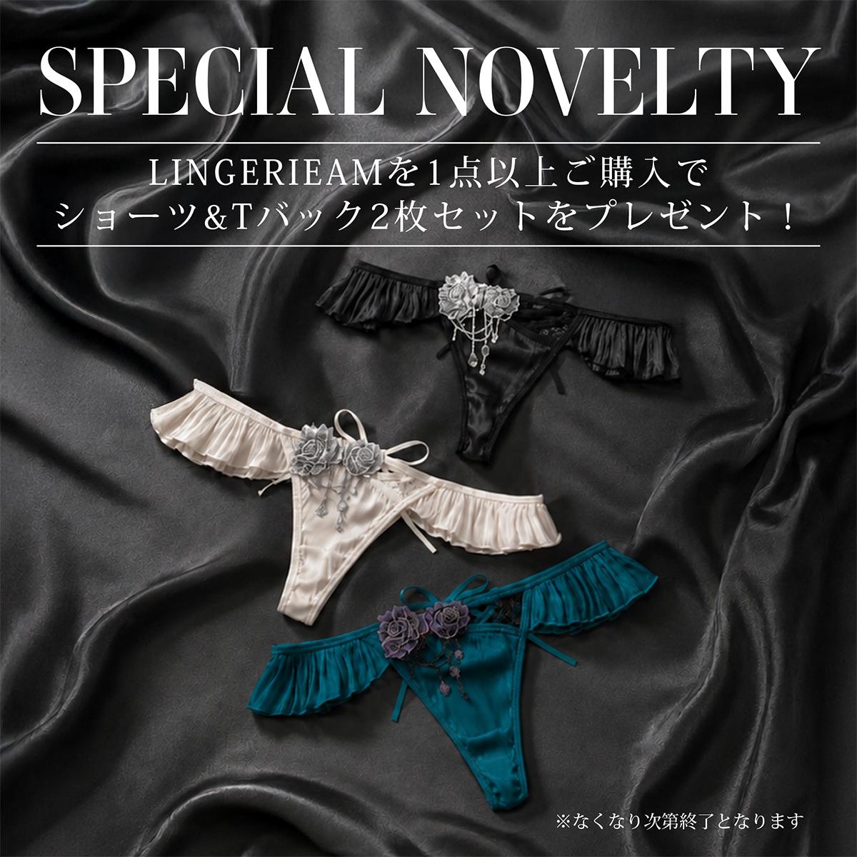【数量限定】LINGERIEAMご購入でボトムをプレゼント!!