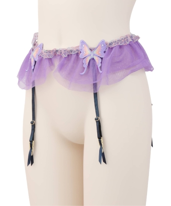 フローラルパピヨン ガーター