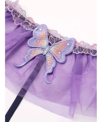 フローラルパピヨン ガーター