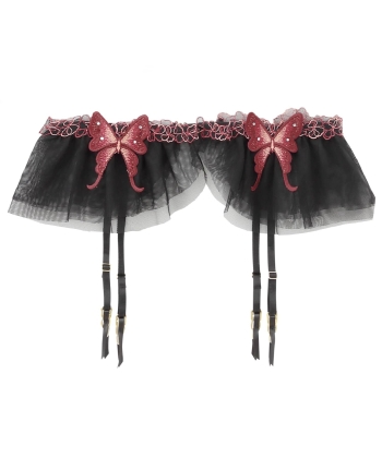 フローラルパピヨン ガーター