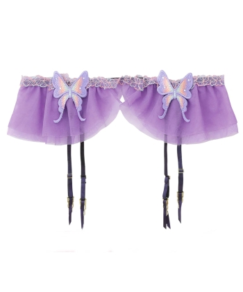 フローラルパピヨン ガーター