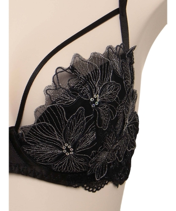 シャインスパンコール グレースシルク ブラ