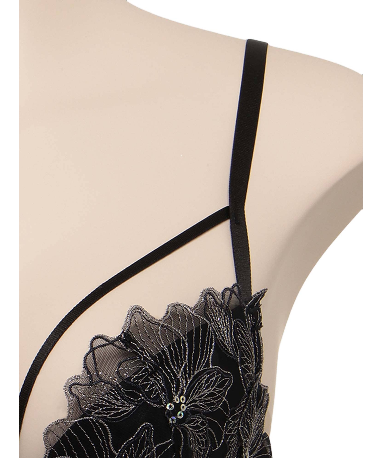 シャインスパンコール グレースシルク ブラ