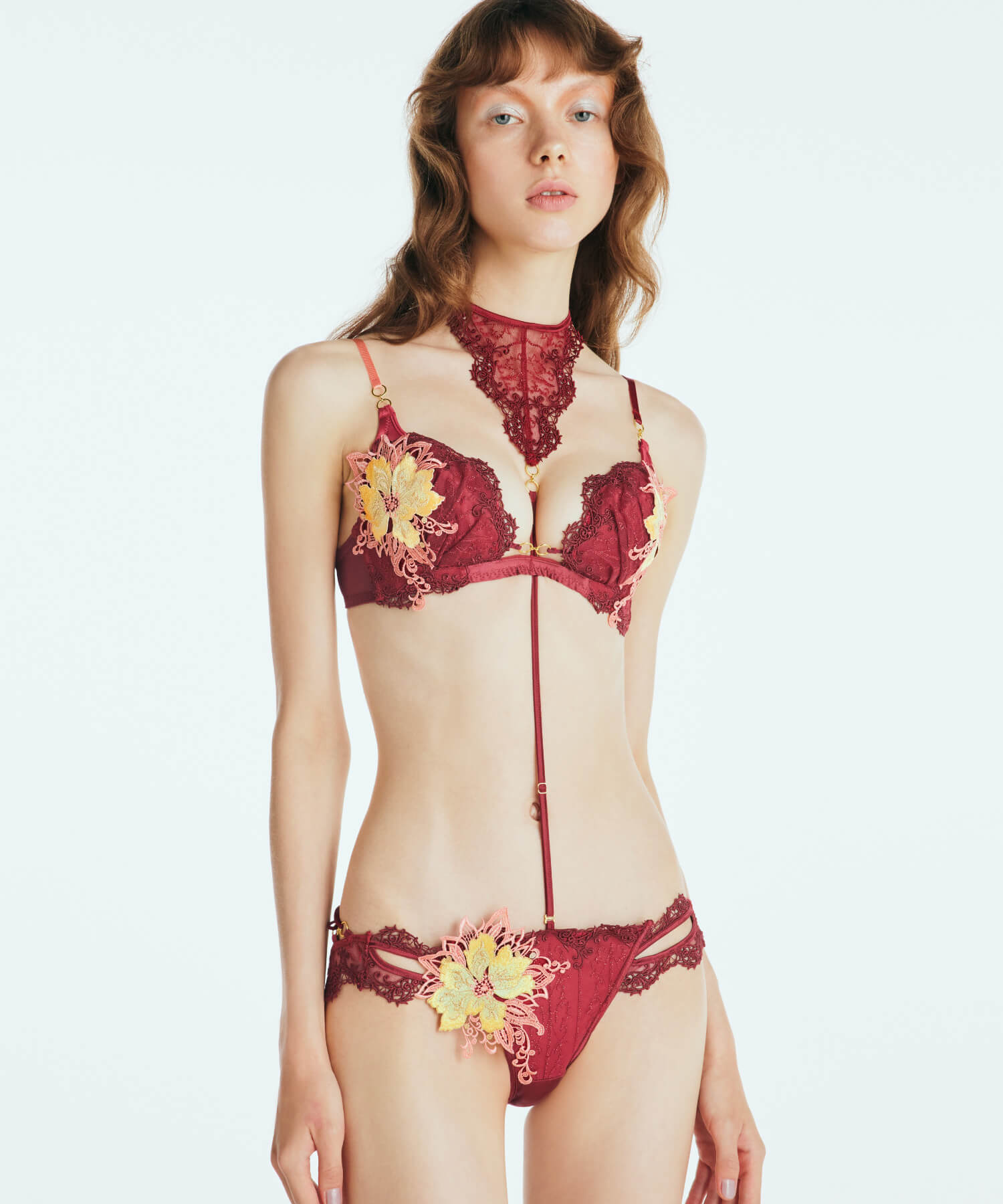 コントラスティングティント トリックリフト ブラ