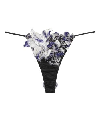 アリリナ エンブロイダリーレース Tバック(BLACK)