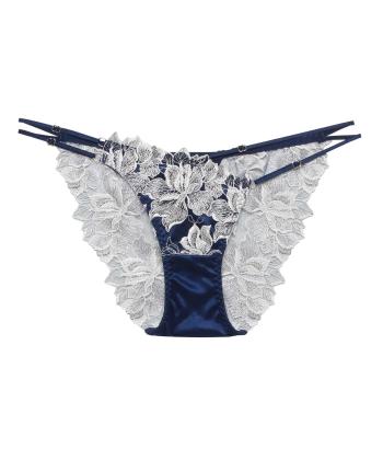 ルシエル エンブロイダリーレース ショーツ(NAVY)