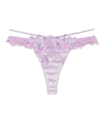ルシエル ストレッチレース Tバック(PURPLE)