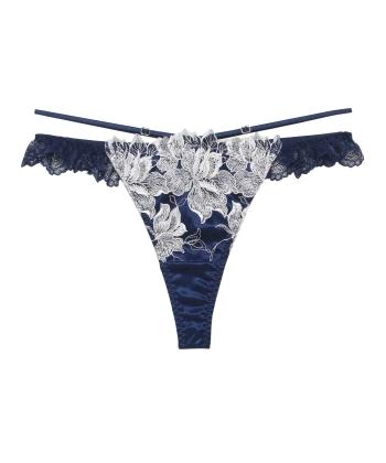 ルシエル ストレッチレース Tバック(NAVY)
