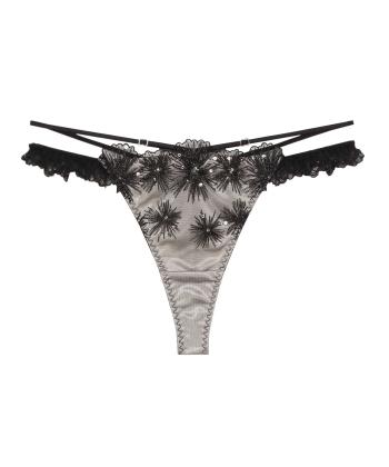 セレスティア ストレッチレース Tバック(BLACK)