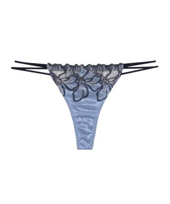 フィオラル エンブロイダリーレース Tバック(NAVY)