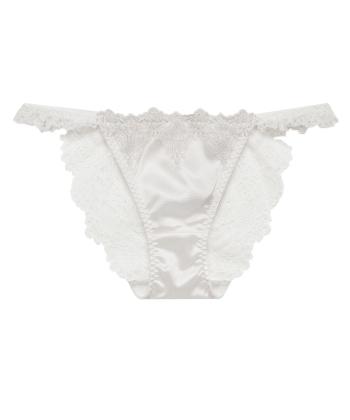 アリーヌ ストレッチレース ショーツ(IVORY)