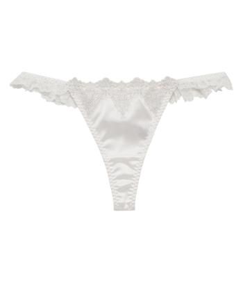 アリーヌ ストレッチレース Tバック(IVORY)