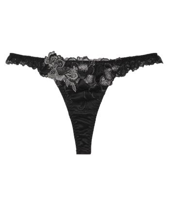 ノウェリカ ストレッチレース Tバック(BLACK)
