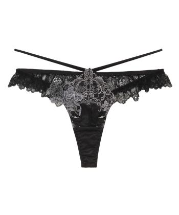 ヴィオベール サイドフリル Tバック(BLACK)