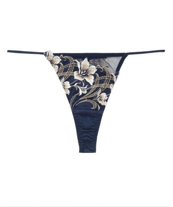 エポナ エンブロイダリー Tバック(NAVY)