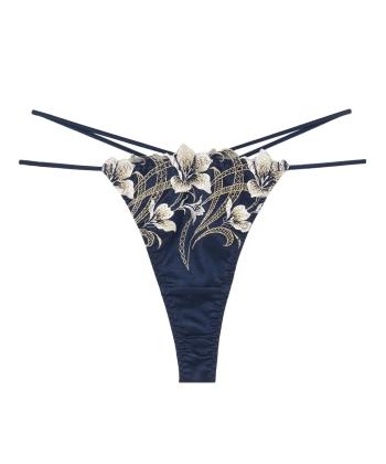エポナ ストレッチレース Tバック(NAVY)