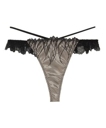 ヴェルナス ストレッチレース Tバック(BLACK)