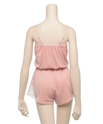 マットベロアキャミロンパース