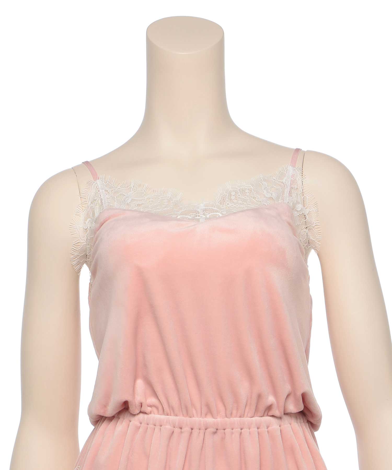 マットベロアキャミロンパース