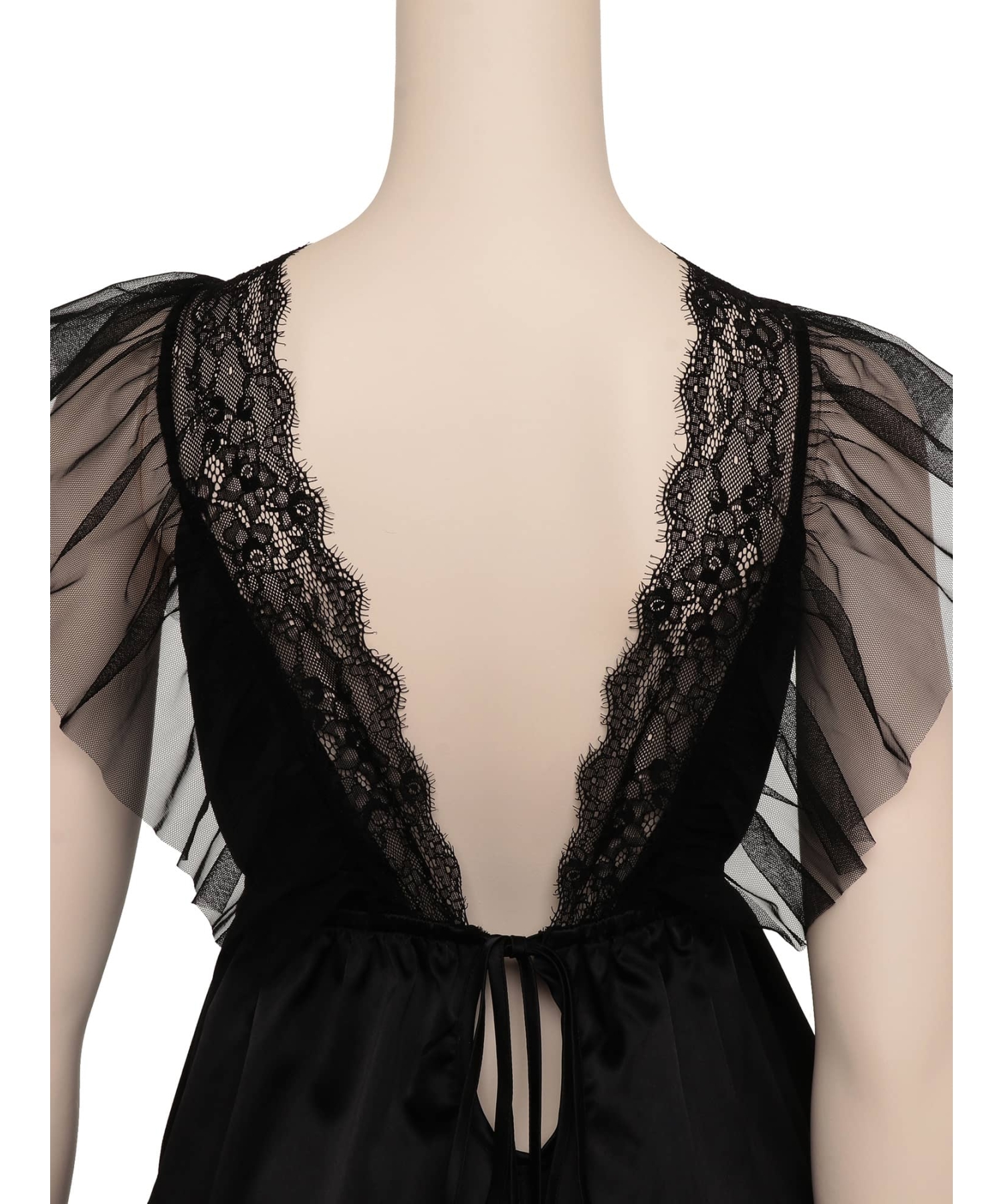 チュールサテン ロンパース