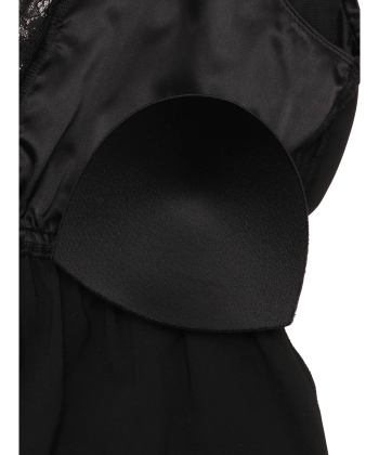 チュールサテン ロンパース