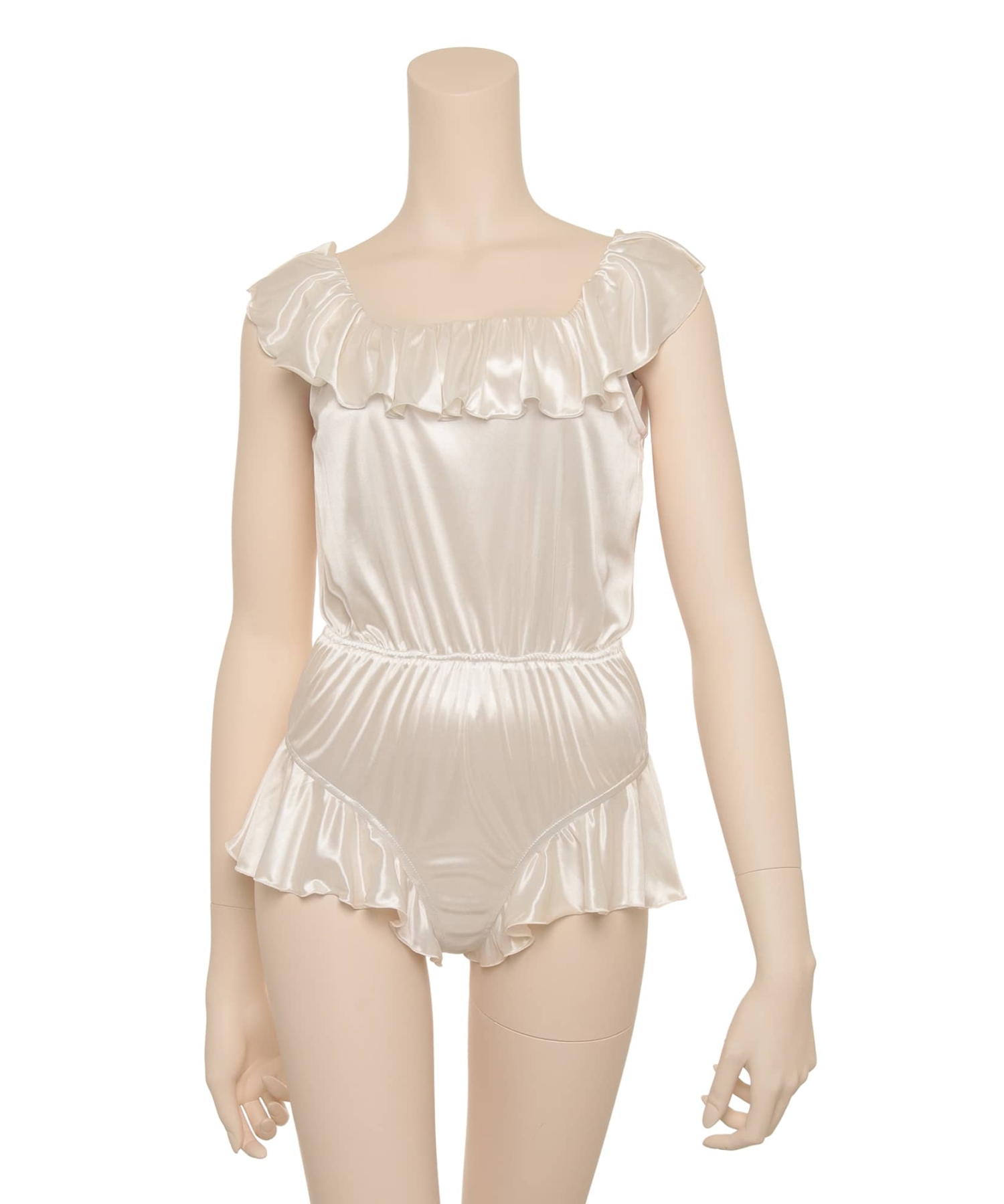 シルキーバックオープン ロンパース