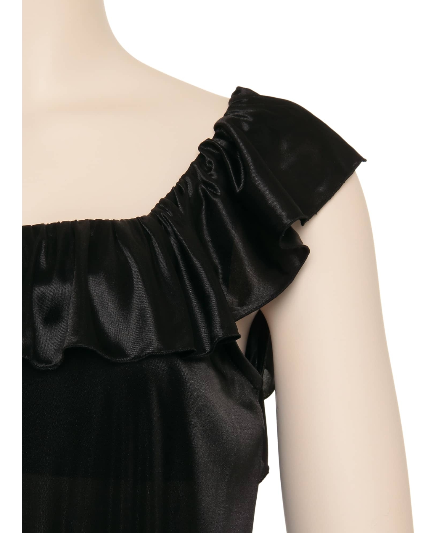 シルキーバックオープン ロンパース