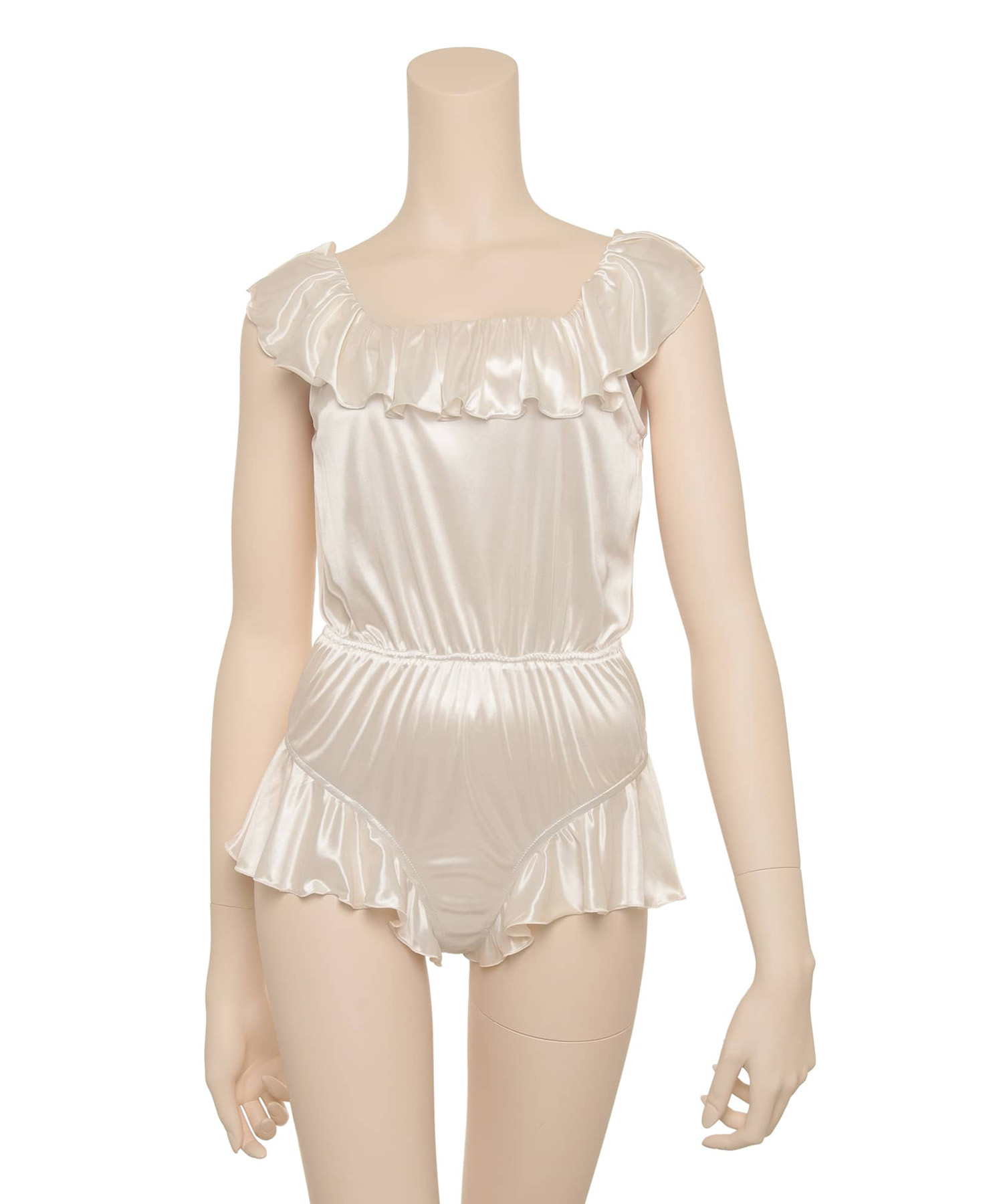 シルキーバックオープン ロンパース