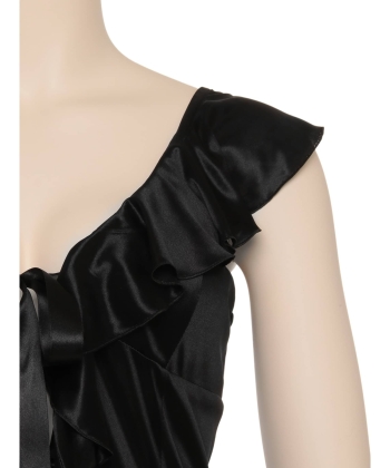 フリルリボンワンピース