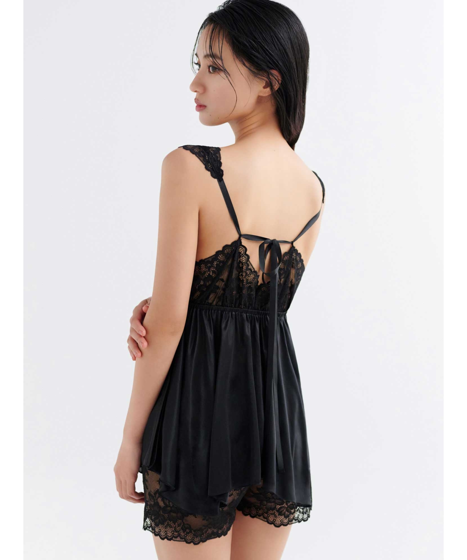 グロッシーベビードール セット