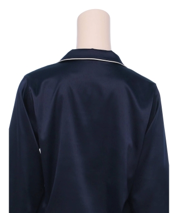 サテンシャツ ロングスリーブセット