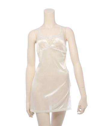 サイドスリットスリップ ワンピース