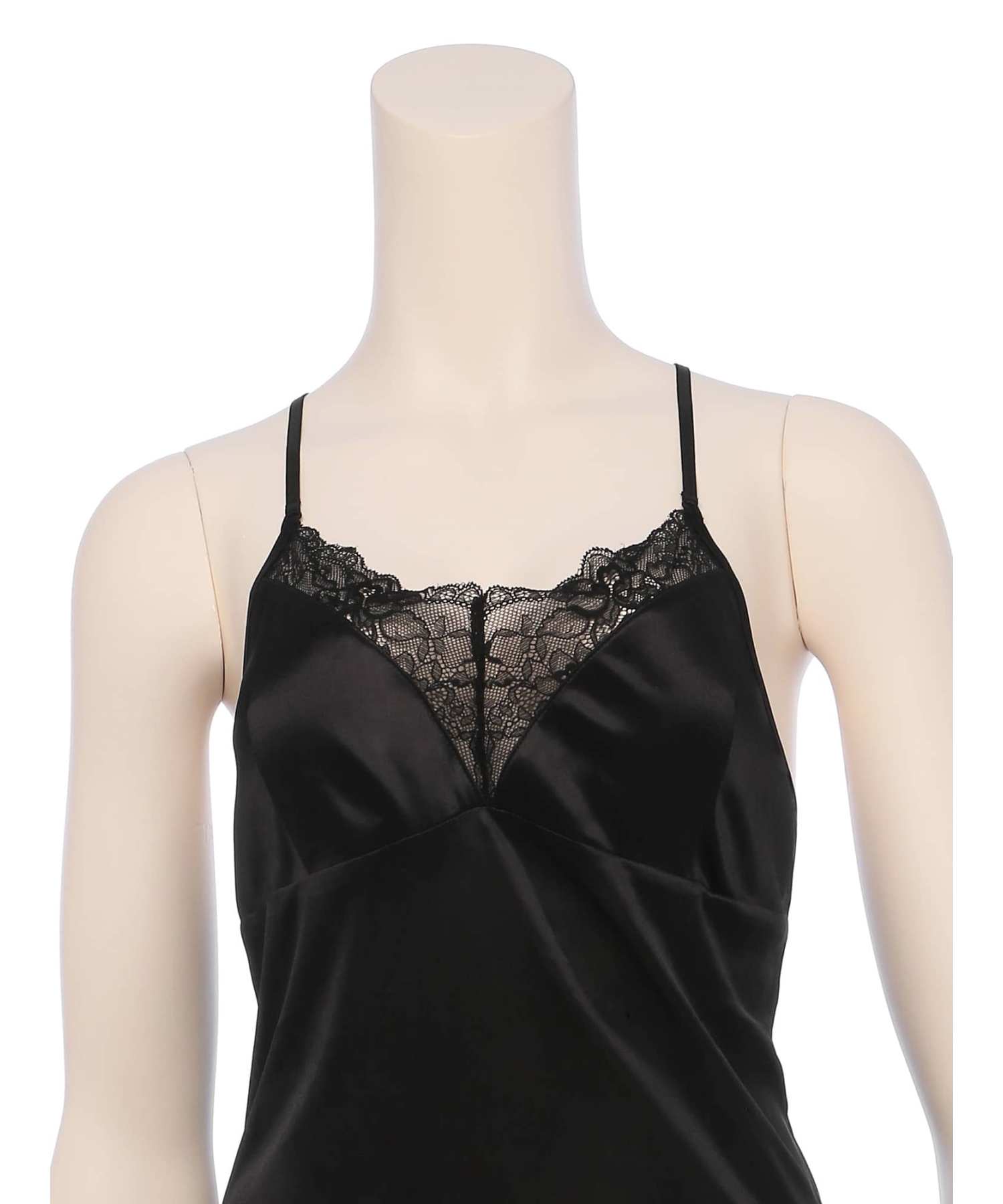 サイドスリットスリップ ワンピース