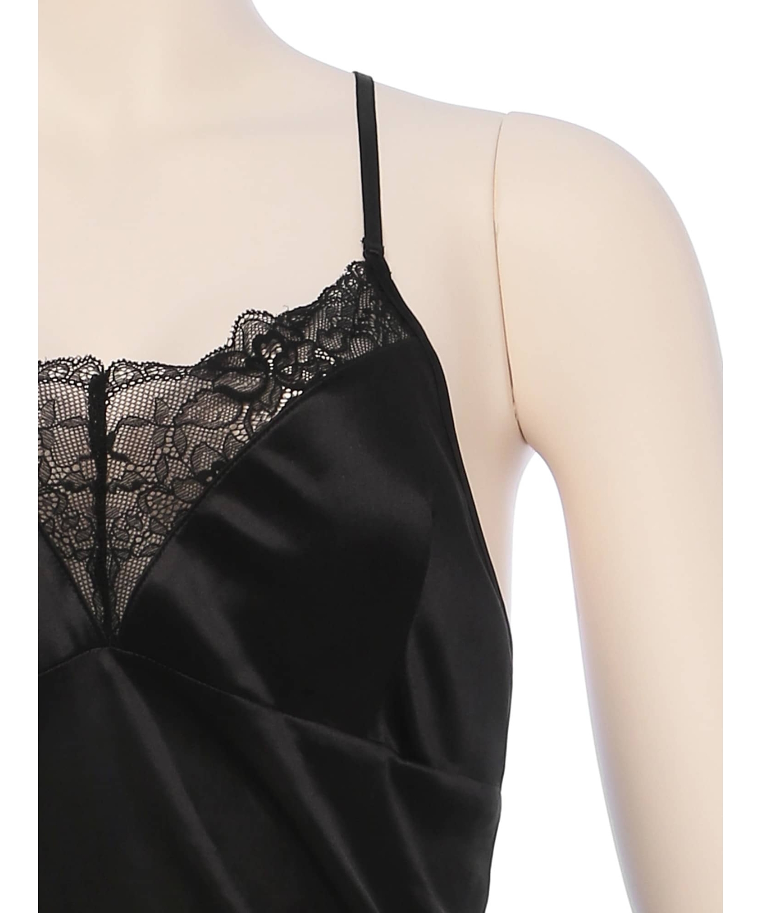 サイドスリットスリップ ワンピース